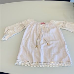 Havana girl white with sequins cover up